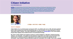 Desktop Screenshot of citizeninitiative.com