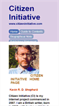 Mobile Screenshot of citizeninitiative.com